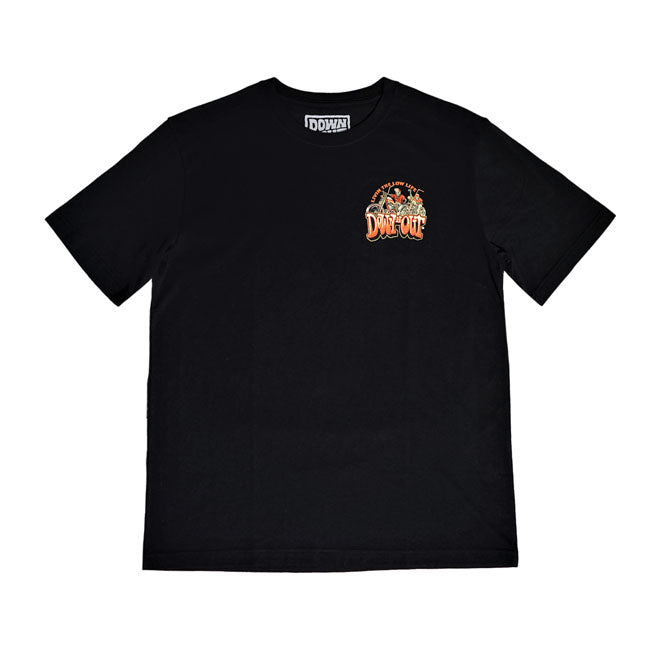 Down-n-Out T-shirt Down-n-Out DNO 4 Life T-shirt Svart Customhoj