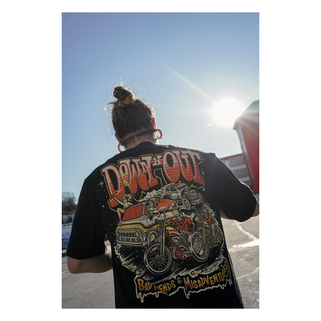 Down-n-Out T-shirt Down-n-Out DNO 4 Life T-shirt Svart Customhoj