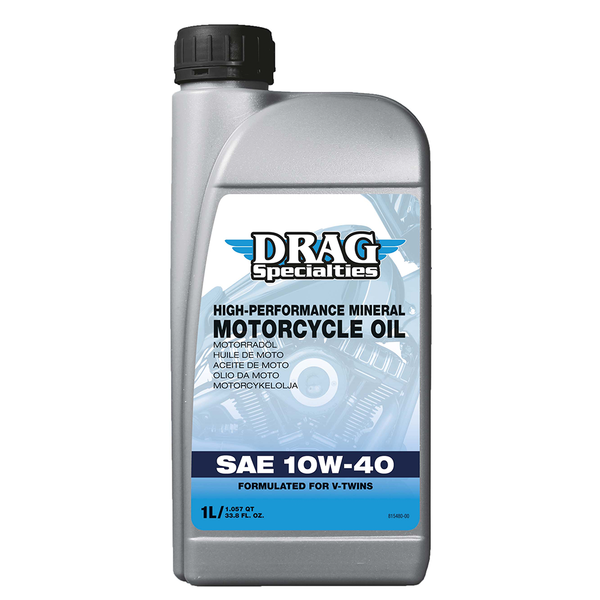 Drag Specialties Motor Oil 10W-40 Drag Specialties Mineral Motor Oil 10W-40 1L Customhoj