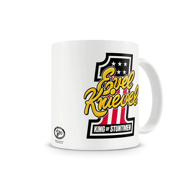 Evel Knievel Kopp Evel Knievel King Of Stuntmen Coffee Kopp Customhoj