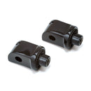 Kuryakyn Kuryakyn Adapters Stryker 11-17 / Front / Gloss Black Kuryakyn Splined Footpeg Adapters for Yamaha Customhoj