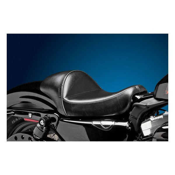 Le Pera HD Sportster sadlar Le Pera Stubs Cafe Solo Sadel. Black Smooth XL 04-21 Customhoj