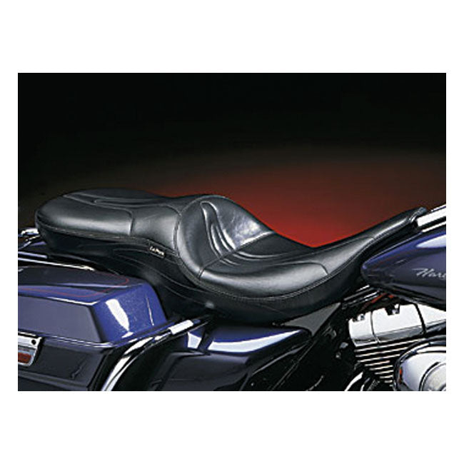 Le Pera HD Touring/Trike sadlar 02-07 FLT (Exkl. FLHR & FLHX) Le Pera Sorrento 2-Up Sadel Touring 97-21 Customhoj