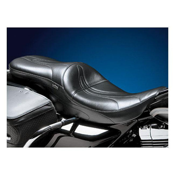 Le Pera HD Touring/Trike sadlar Le Pera Sorrento 2-Up Sadel Flhr 02-07 Customhoj