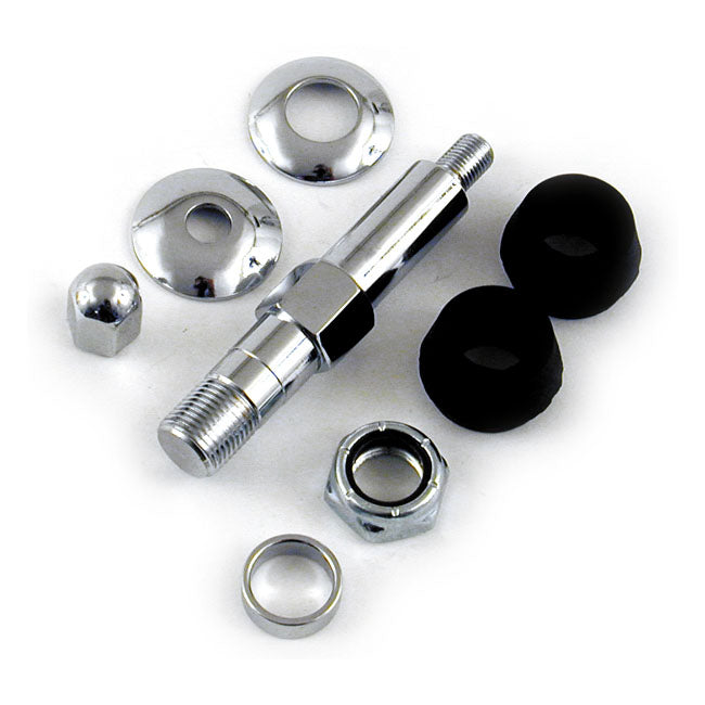 MCS Montering stötdämpare Krom Lower Shock Stud Kit for 1 shock. FL 67-72; FX 71-72 Customhoj