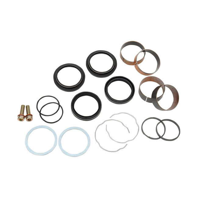 MCS Packbox / Tätningar / Dammskydd Fork Seal Rebuild Kit. Dyna 06-17; FXCW/C 08-11; FXSB 13-17; V-Rod 02-11 Customhoj