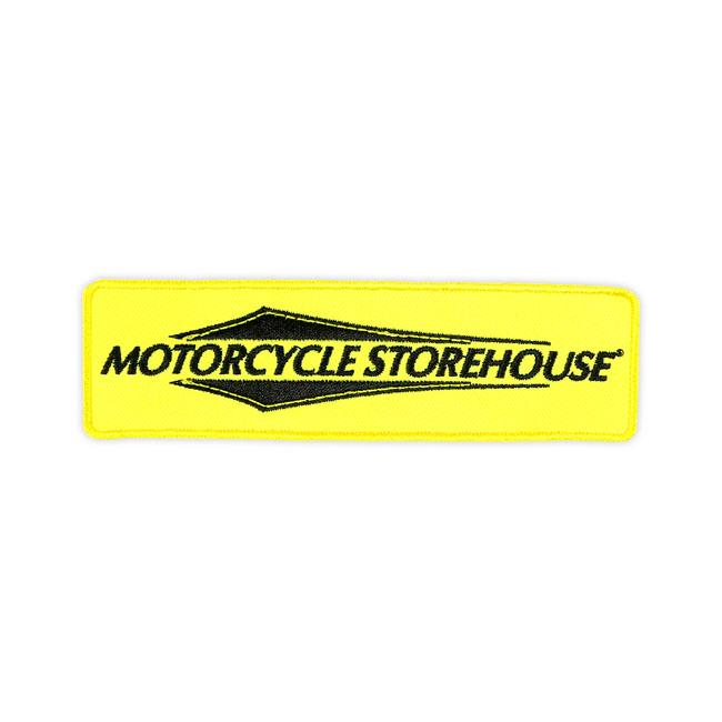 MCS Patch Motorcycle Storehouse, Logo Patch. Gul Customhoj