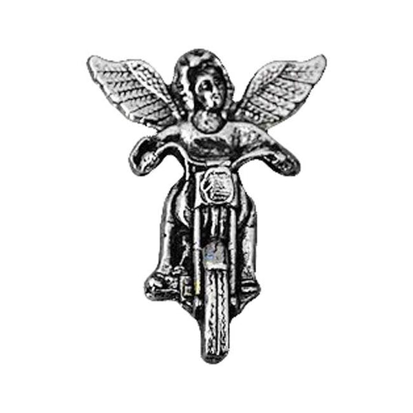 MCS Pin Large Guardian Angel Motorcycle Pin Customhoj