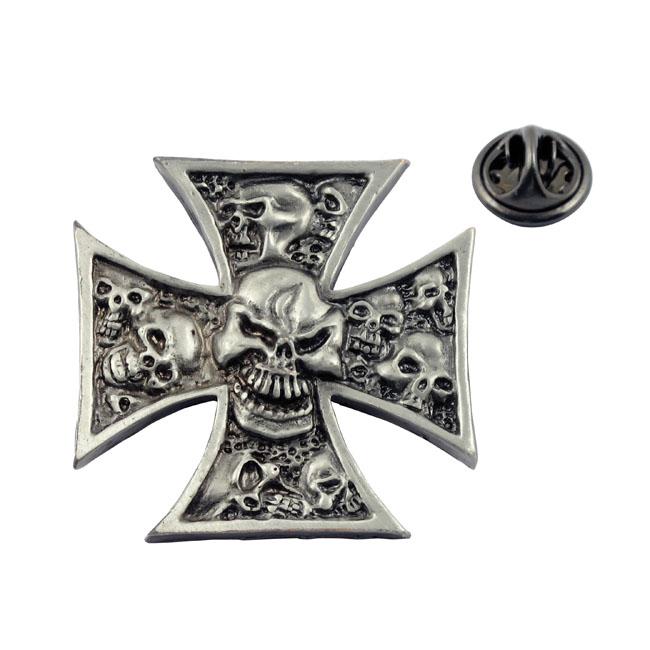 MCS Pin Skull Pin, Maltese Skull Group Customhoj