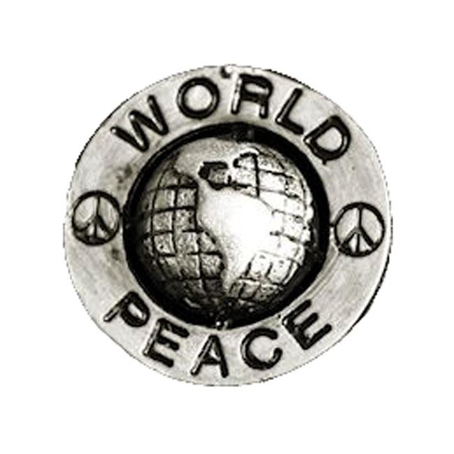 MCS Pin World Peace Biker Pin Customhoj