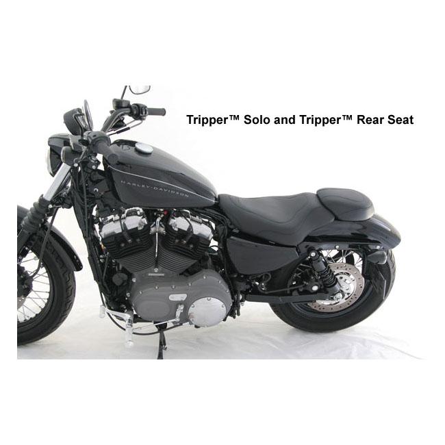 MUSTANG HD Sportster passagerarsadel Mustang Tripper Std Passagerarsadel XL 04-21 Customhoj