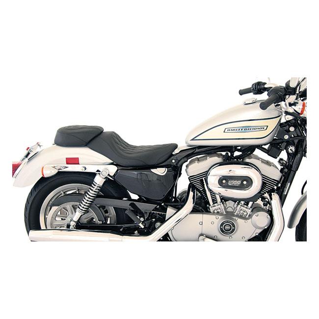 MUSTANG HD Sportster passagerarsadel Mustang Wide Tripper Passagerarsadel DMD XL 04-21 Customhoj