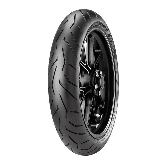 PIRELLI Däck 17" 120/70ZR17 58W (D) Pirelli Diablo Rosso II Framdäck MC 17" Customhoj