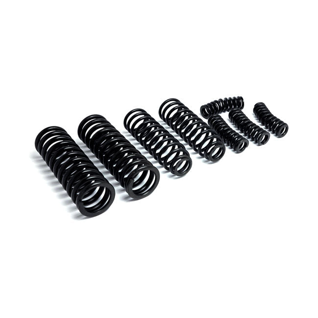 SAMWEL Springer reservdelar Parkerized Fork Spring Set Outer/Inner. 8PC Kit. BT 46-48; WL, WLA 37-52 Customhoj